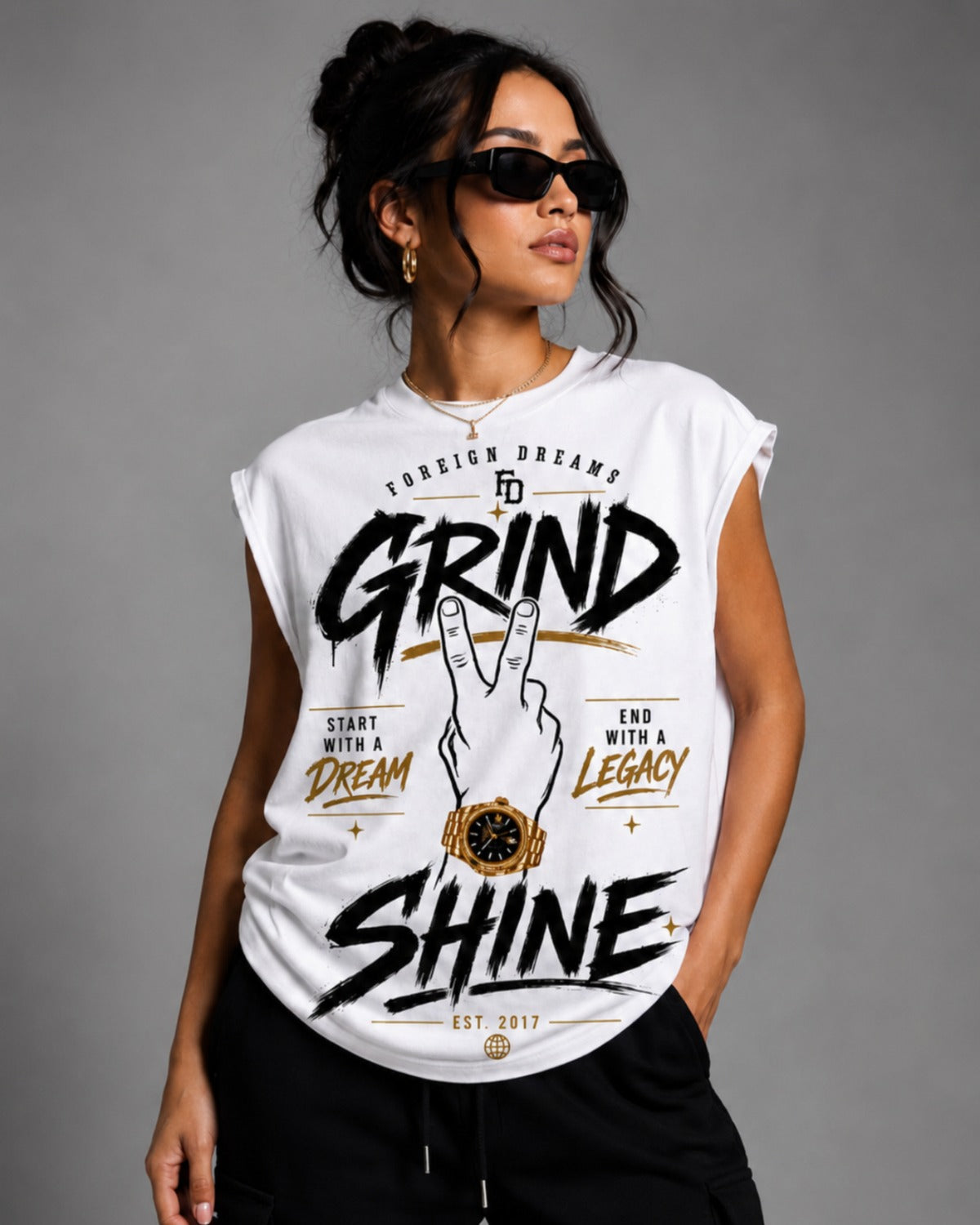 Grind 2 Shine Sleeveless Tee