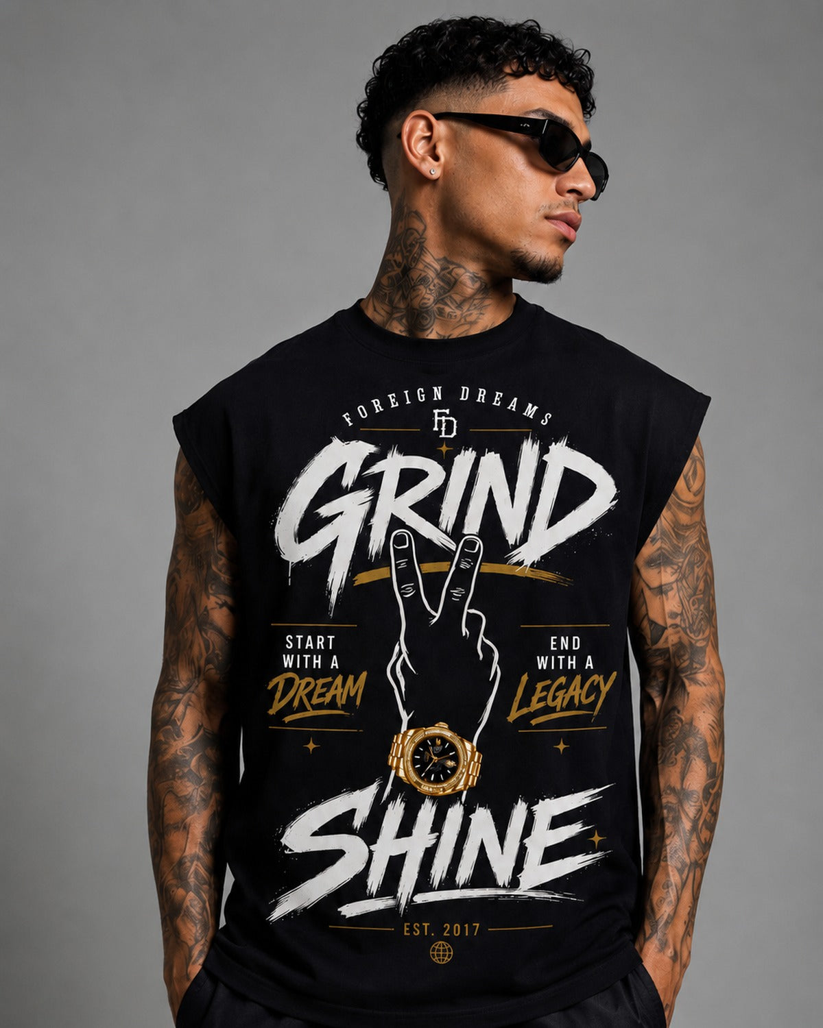 Grind 2 Shine Sleeveless Tee