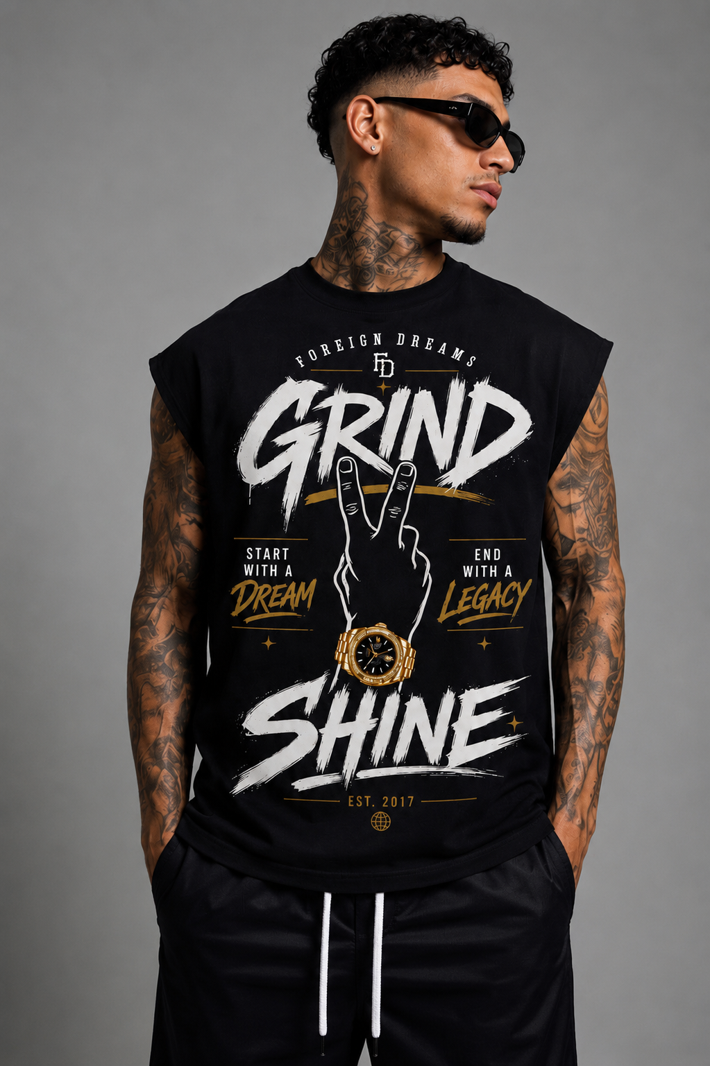 Grind 2 Shine Sleeveless Tee